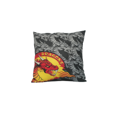 COUSSIN DES DRAGONS CATALANS NOIR ET GRIS