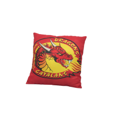 COUSSIN DES DRAGONS CATALANS ROUGE ET JAUNE