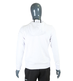 2023 ATHLEISURE Naxos sweat-shirt full zip à capuche pour homme blanc