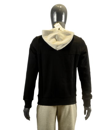 2024 ATHLEISURE SWEAT A CAPUCHE MAEINFIELD GRAY/BLACK