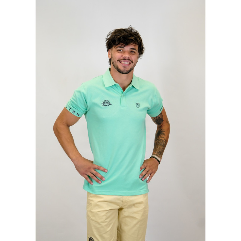 POLO SHILTON BASIC PIQUE TURQUOISE