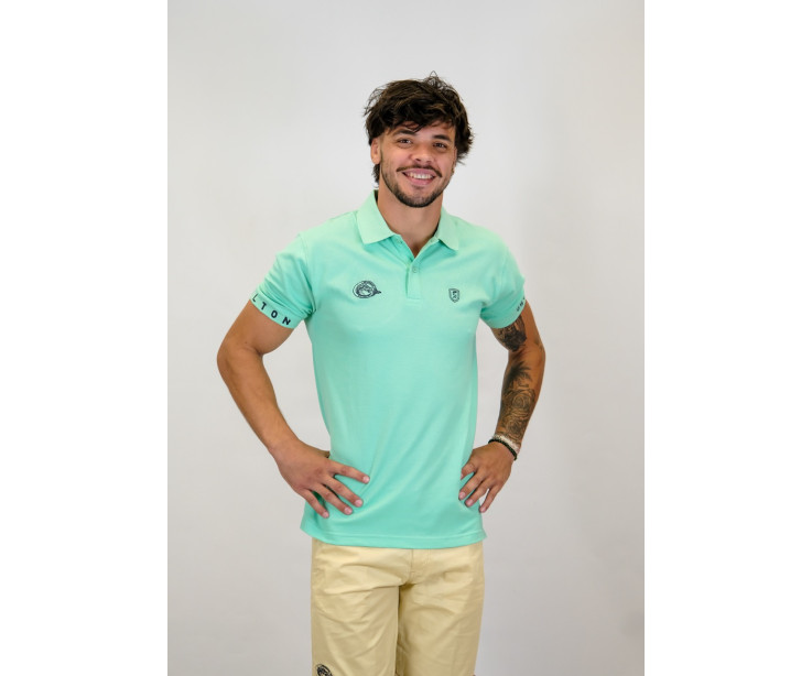 POLO SHILTON BASIC PIQUE TURQUOISE