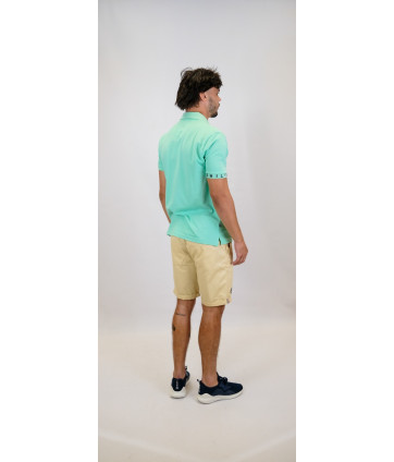 POLO SHILTON BASIC PIQUE TURQUOISE