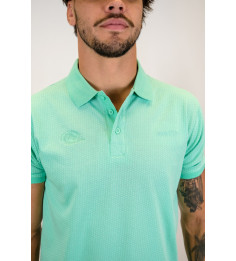 POLO JACQUARD PASTEL VERT