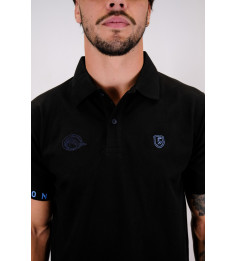 POLO BASIC PIQUÉ NOIR