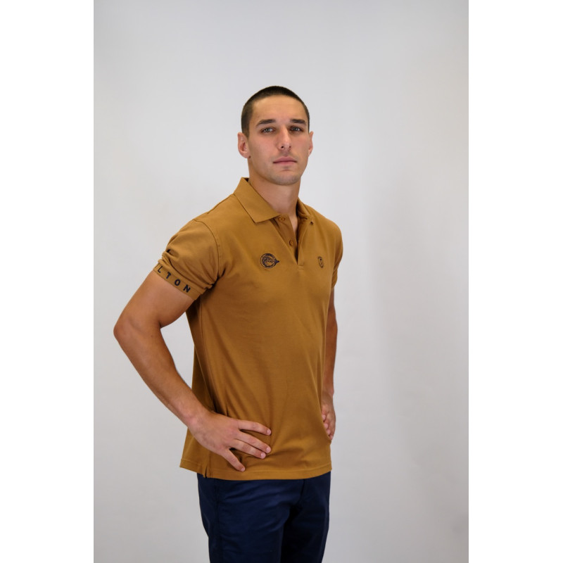 POLO BASIC PIQUÉ CAMEL