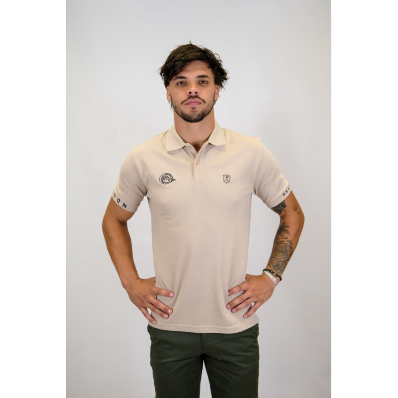 POLO BASIC PIQUÉ BEIGE