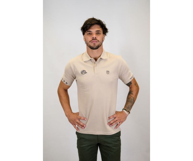 POLO BASIC PIQUÉ BEIGE
