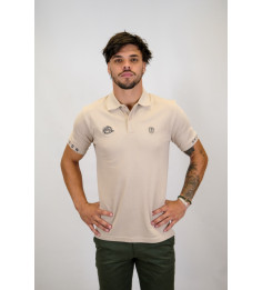 POLO BASIC PIQUÉ BEIGE