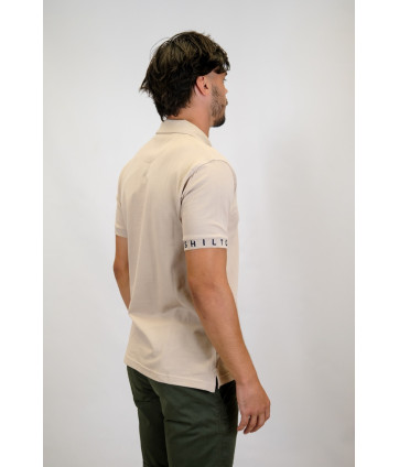 POLO BASIC PIQUÉ BEIGE