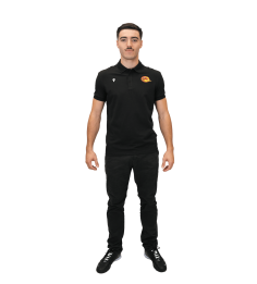 2026 ATH POLO CHALKI NOIR/ LOGO COULEUR