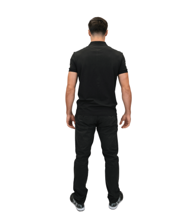 2026 ATH POLO CHALKI NOIR/ LOGO COULEUR
