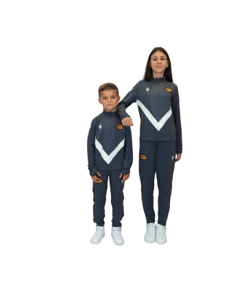 2026 1/4 ZIP JR YARUGA BLANC ET GRIS