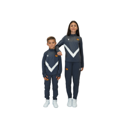 2026 1/4 ZIP JR YARUGA BLANC ET GRIS