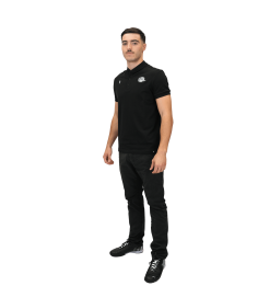 2026 ATH POLO NISIROS NOIR LOGO BLANC