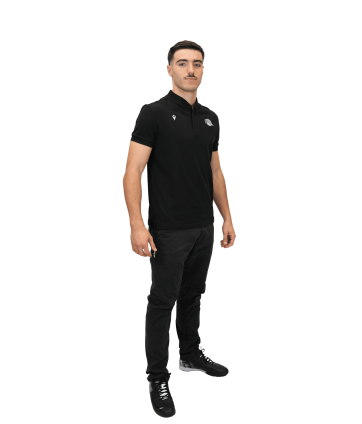 2026 ATH POLO NISIROS NOIR LOGO BLANC