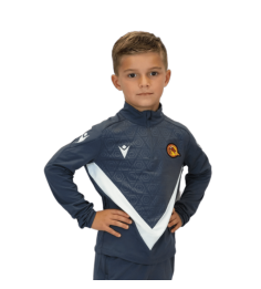 2026 1/4 ZIP JR YARUGA BLANC ET GRIS