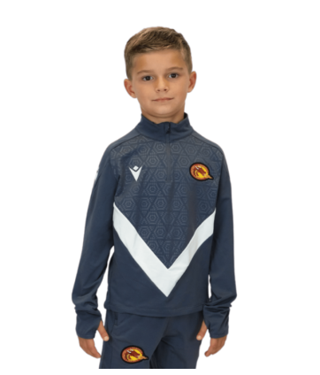 2026 1/4 ZIP JR YARUGA BLANC ET GRIS
