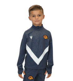 2026 1/4 ZIP JR YARUGA BLANC ET GRIS
