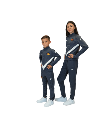 2026 1/4 ZIP JR YARUGA BLANC ET GRIS