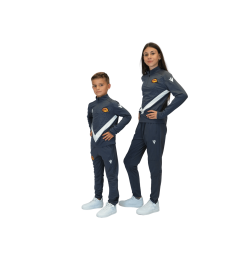 2026 1/4 ZIP JR YARUGA BLANC ET GRIS