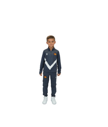 2026 1/4 ZIP JR YARUGA BLANC ET GRIS