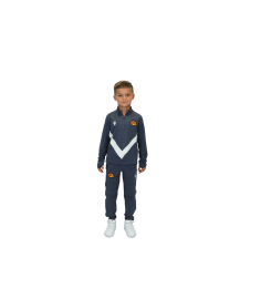 2026 1/4 ZIP JR YARUGA BLANC ET GRIS