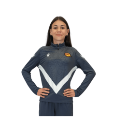 2026 1/4 ZIP JR YARUGA BLANC ET GRIS