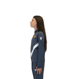 2026 1/4 ZIP JR YARUGA BLANC ET GRIS