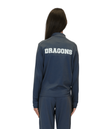 2026 1/4 ZIP JR YARUGA BLANC ET GRIS