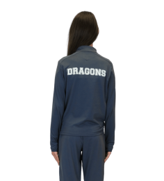 2026 1/4 ZIP JR YARUGA BLANC ET GRIS