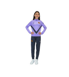 2026 1/4 ZIP JR YARUGA GRIS ET LILAS