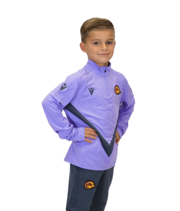 2026 1/4 ZIP JR YARUGA GRIS ET LILAS