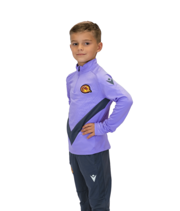 2026 1/4 ZIP JR YARUGA GRIS ET LILAS