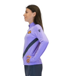 2026 1/4 ZIP JR YARUGA GRIS ET LILAS