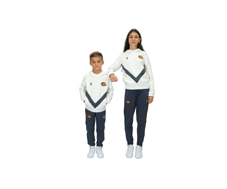 2026 HOODIE JR BLANC ET GRIS