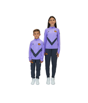 2026 1/4 ZIP JR YARUGA GRIS ET LILAS