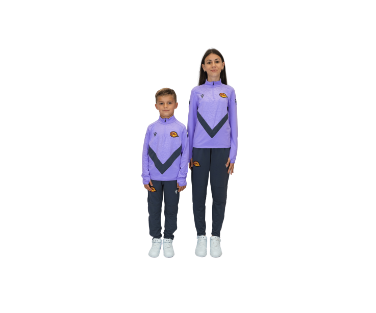2026 1/4 ZIP JR YARUGA GRIS ET LILAS