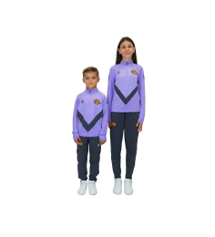 2026 1/4 ZIP JR YARUGA GRIS ET LILAS