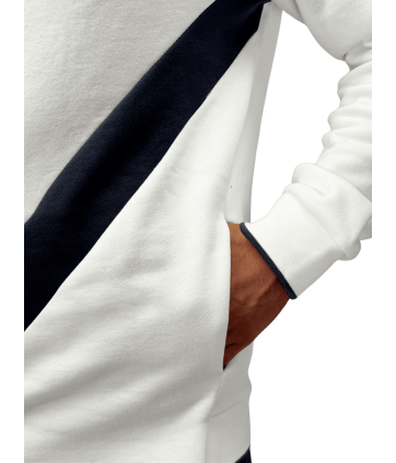 2026 HOODIE BLANC ET GRIS