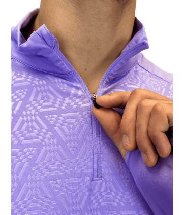 2026 1/4 ZIP YARUGA LILAS