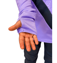 2026 1/4 ZIP JR YARUGA GRIS ET LILAS