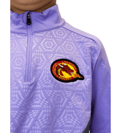 2026 1/4 ZIP JR YARUGA GRIS ET LILAS