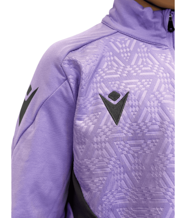 2026 1/4 ZIP JR YARUGA GRIS ET LILAS