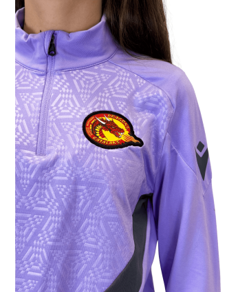 2026 1/4 ZIP JR YARUGA GRIS ET LILAS