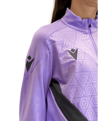 2026 1/4 ZIP JR YARUGA GRIS ET LILAS
