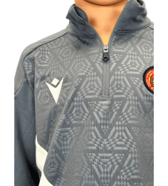 2026 1/4 ZIP JR YARUGA BLANC ET GRIS