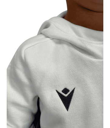 2026 HOODIE JR BLANC ET GRIS