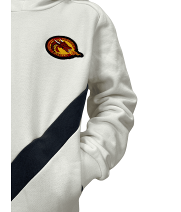 2026 HOODIE JR BLANC ET GRIS