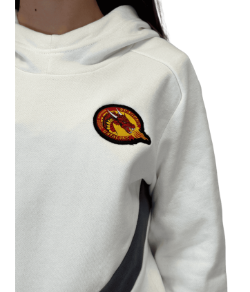 2026 HOODIE JR BLANC ET GRIS